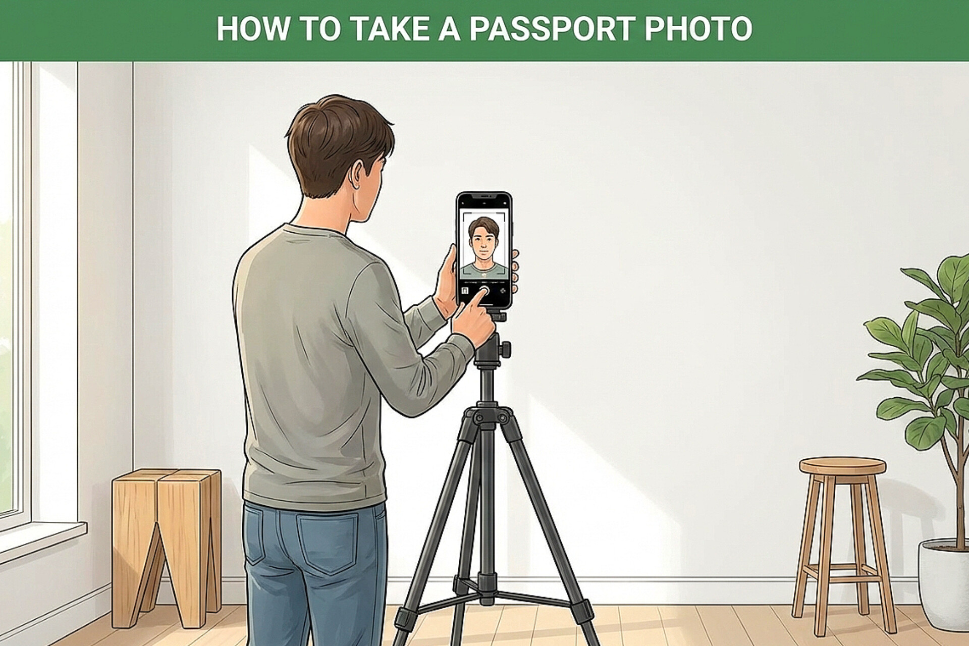 Create Passport Photo at Home